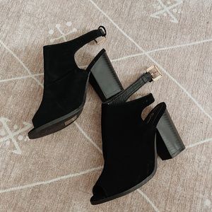 Peep Toe Ankle Booties